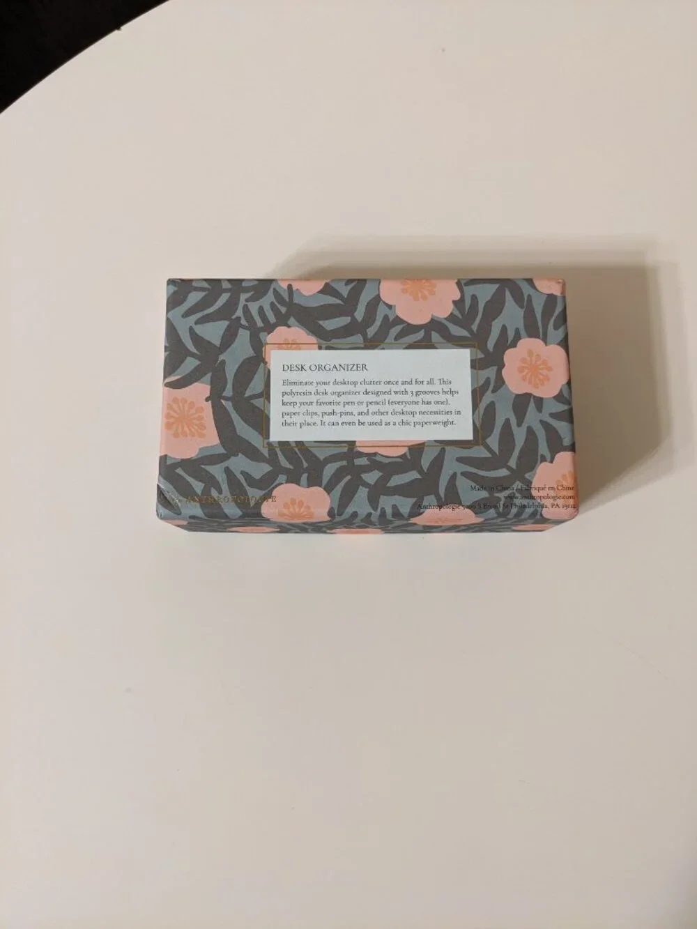 Anthropologie patterned desk
